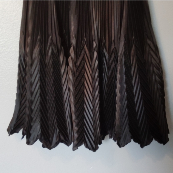 Cachet Skirt Pleated Evening Elegant Skirt Small - Picture 2 of 6